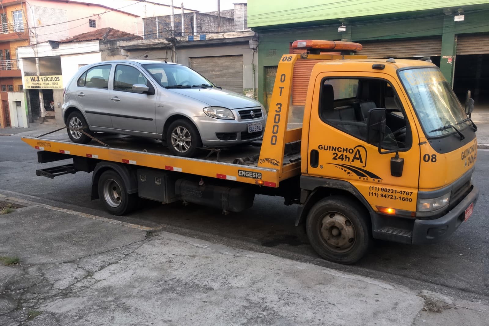 Guincho leve 24 horas em Criciúma